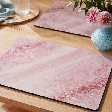 Portmeirion Minerals Rose Quartz Set of 4 Large Placemats